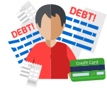 Debt consolidation loan eliminates debt
